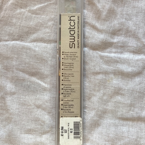 SWATCH Artist SPECIAL 'Flowers' GK207 Lindsay Kemp 1995 - Picture 3 of 3